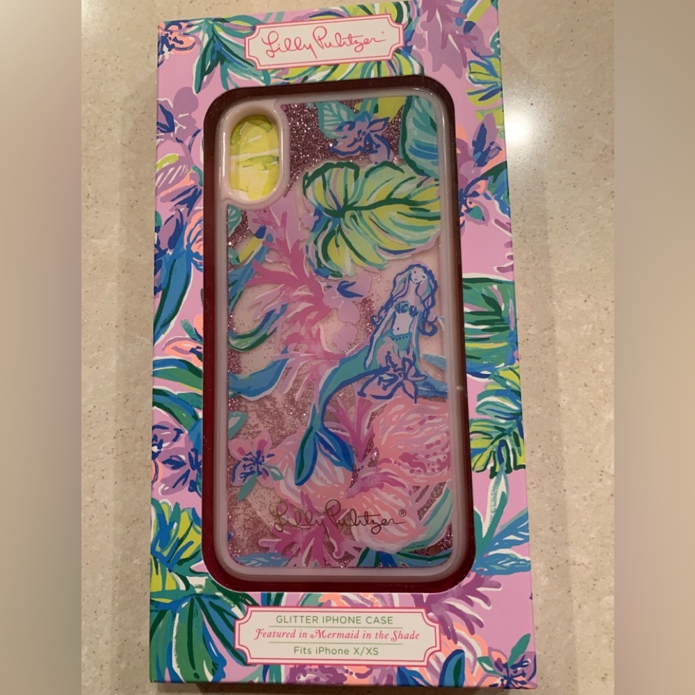 Lilly Pulitzer iPhone X/XS Glitter Mermaid Case